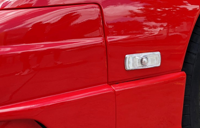 P2M S13 180SX 240sx Front Fender Clear Side Markers Lights - PAIR