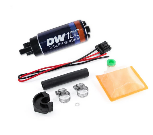 DeatschWerks DW100 165lph In-Tank Fuel Pump w/ Install Kit 240sx S13