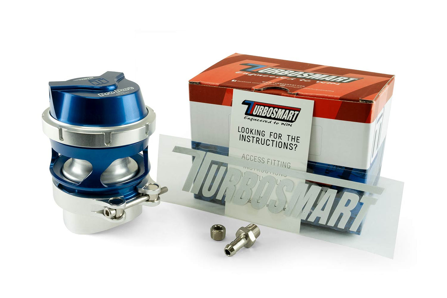 Turbosmart GenV 54mm ProPort Universal Blow Off Valve BOV - Blue