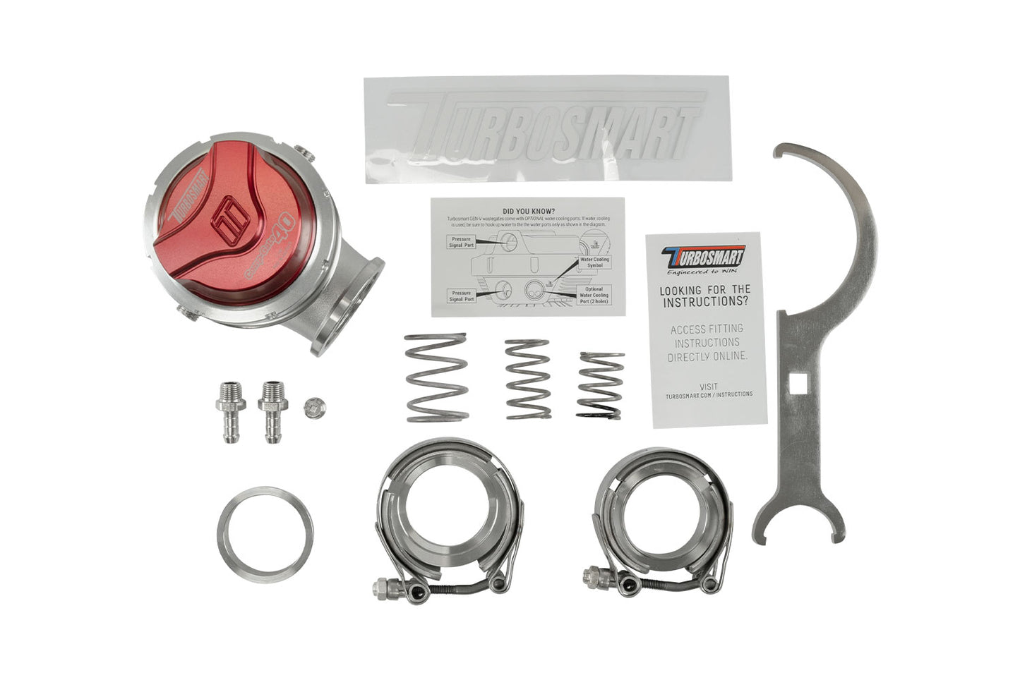 Turbosmart WG40 Gen V Comp-Gate 40mm - 14 PSI Red