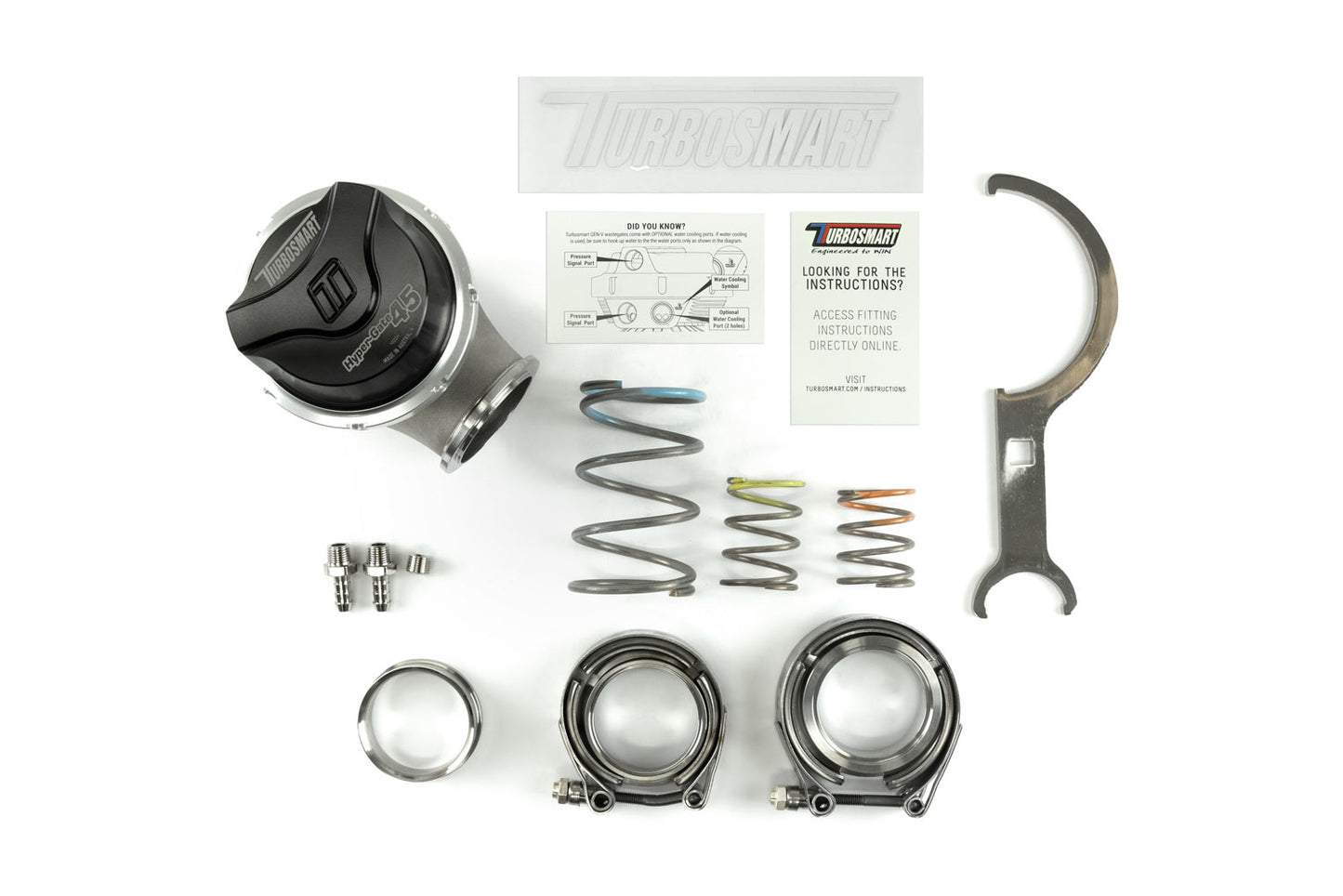 Turbosmart GenV HyperGate45 7psi External Wastegate - Black