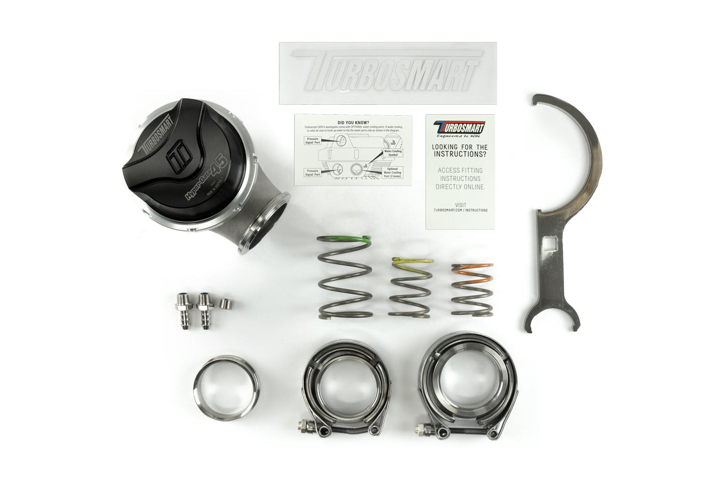 Turbosmart Gen V WG45 HyperGate45 External Wastegate - Black