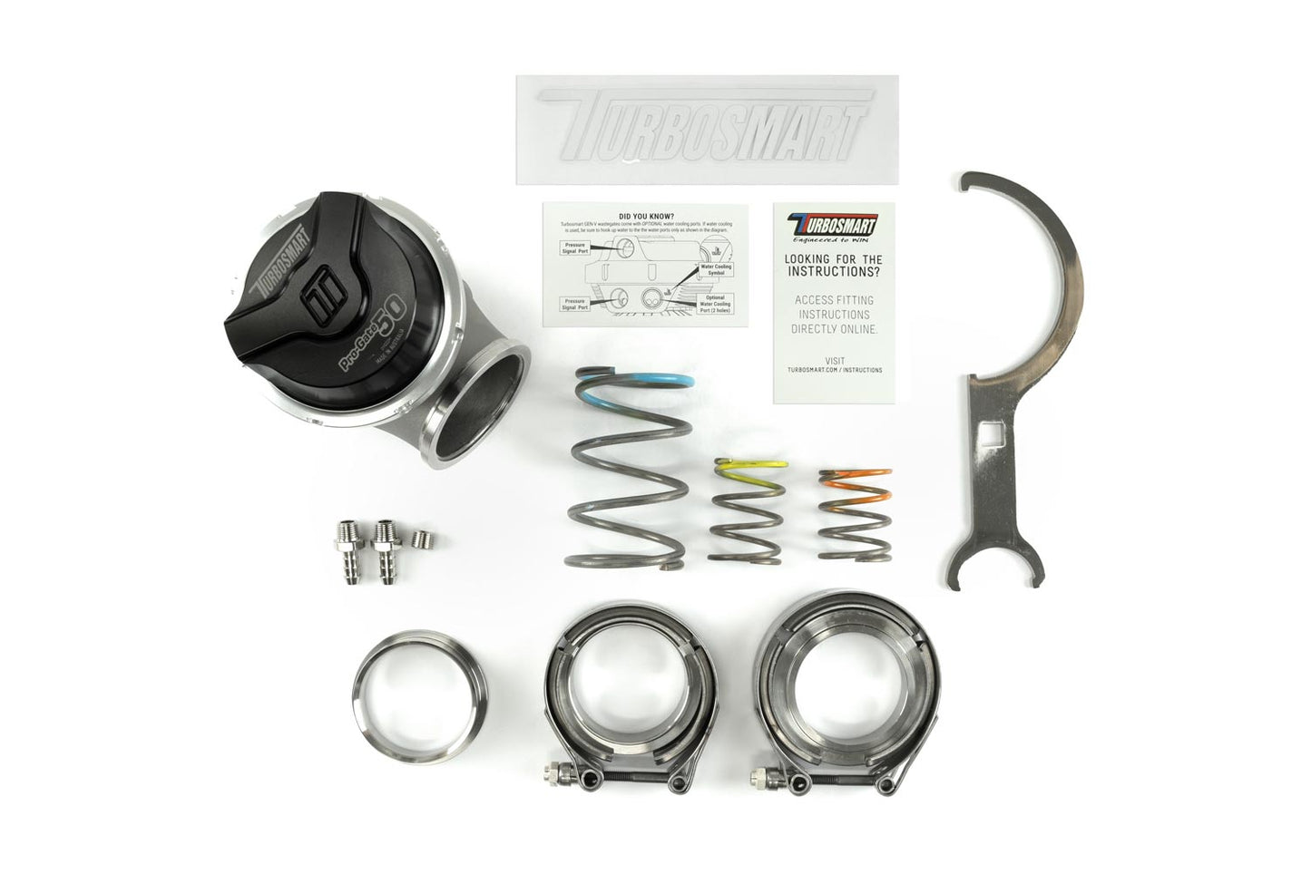 Turbosmart WG50 Gen V Pro-Gate 50 14psi Black