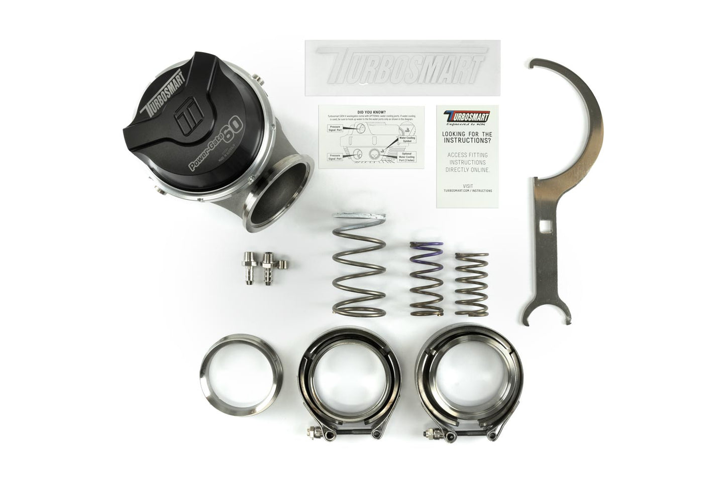 Turbosmart GenV PowerGate60 14psi External Wastegate - Black