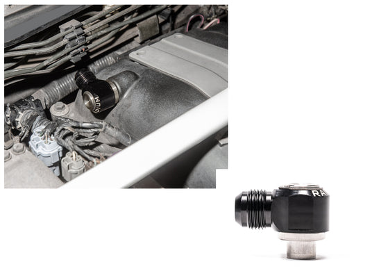 Radium S14 / S15 SR20DET 10AN Male Press-Fit Valve Cover Fitting - Exhaust Side