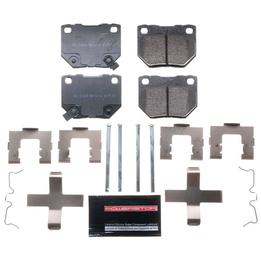 Power Stop Z23 Evolution Sport Ceramic Brake Pads w/Hardware 90-96 300ZX Z32 - Rear