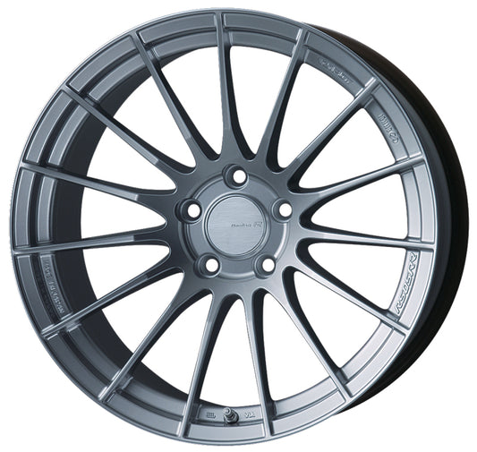 Enkei RS05-RR 18x10.5 35mm ET 5x114.3 75.0 Bore Sparkle Silver Wheel