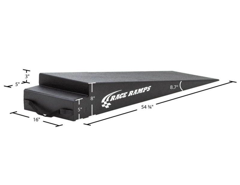 Race Ramps 8in. Trailer Ramps - 8.7 Degree Angle (Pair)