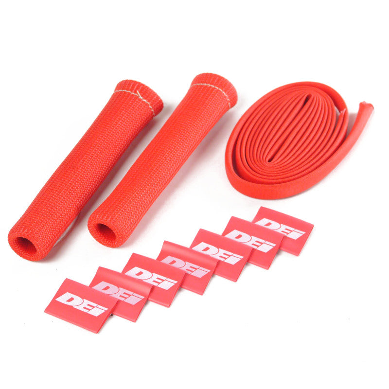 DEI Protect-A-Boot Spark Plug Wire Protector Kit - 2 Pack - Red