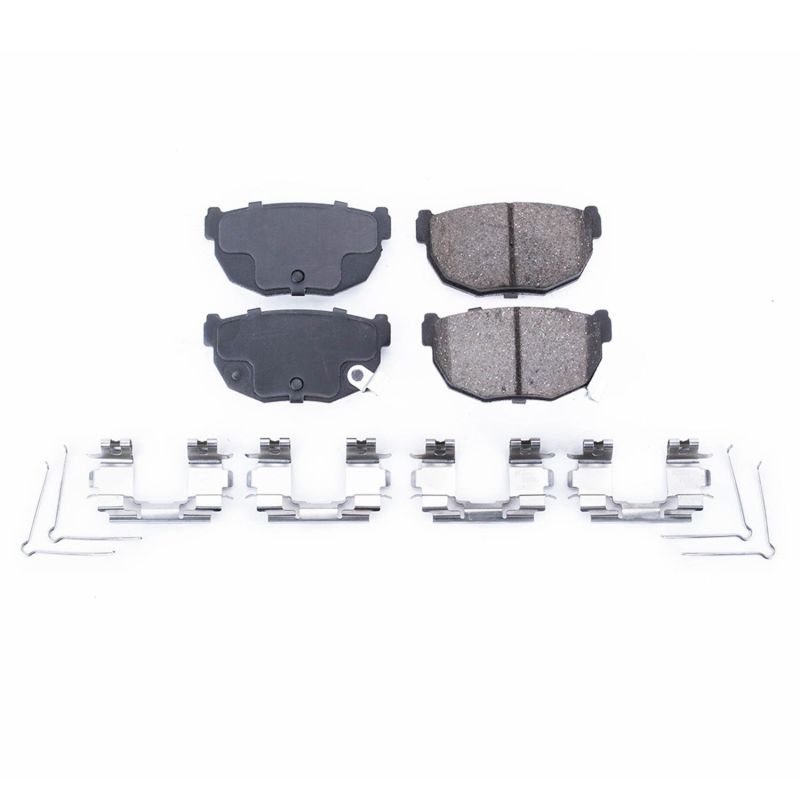 Power Stop 89-98 240SX Z17 Evolution Ceramic Brake Pads w/Hardware - Rear