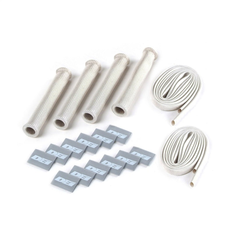 DEI Protect-A-Boot Spark Plug Wire Protector Kit - 4 Cylinder Kit - Silver