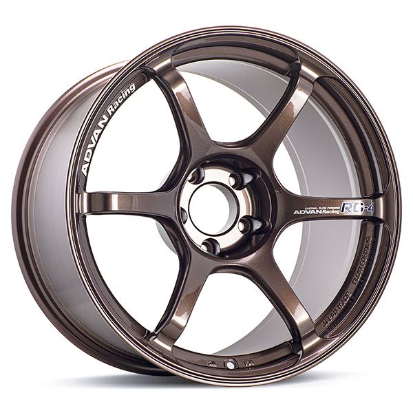 Advan RG-4 18x8.5 +44 5x114.3 Racing Copper Bronze Wheel