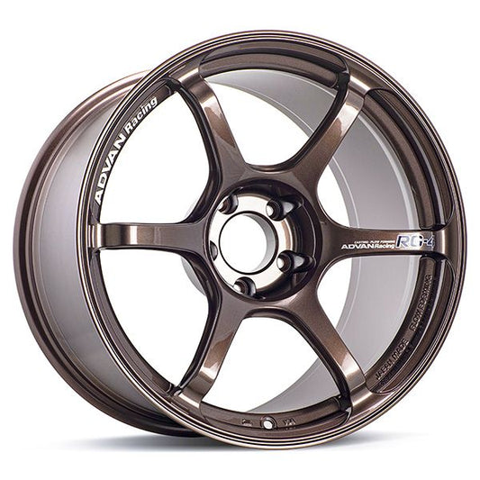 Advan RG-4 18x8.5 +44 5x114.3 Racing Copper Bronze Wheel