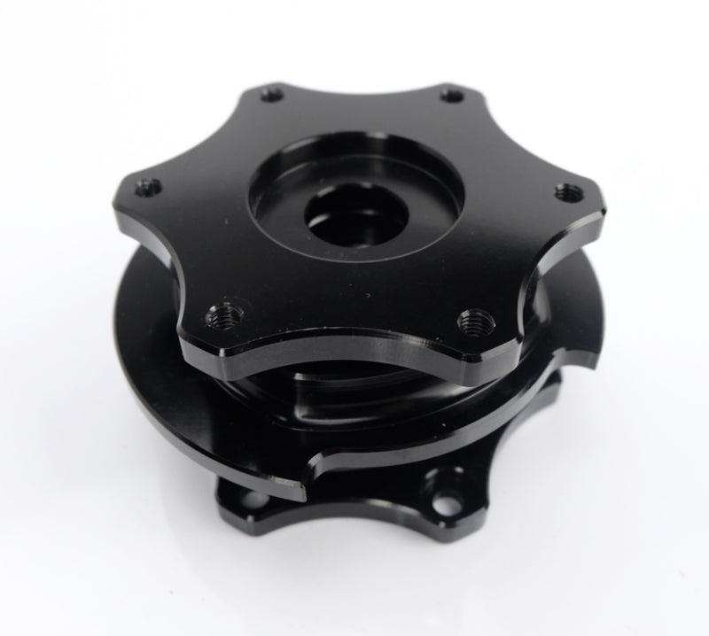 NRG Quick Release SFI Spec - Black / Black Ring