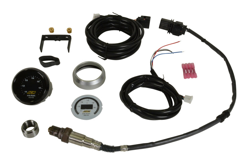 AEM Classic Digital O2 Wideband UEGO Air Fuel Ratio Sensor Gauge Full Kit