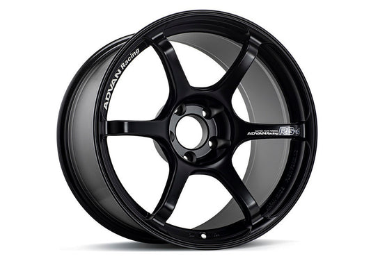 Advan RG-4 18x8.5 +44 5x114.3 Semi Gloss Black Wheel