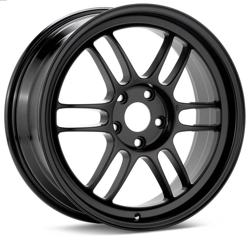 Enkei RPF1 17x9 5x114.3 35mm Offset 73mm Bore Black Wheel