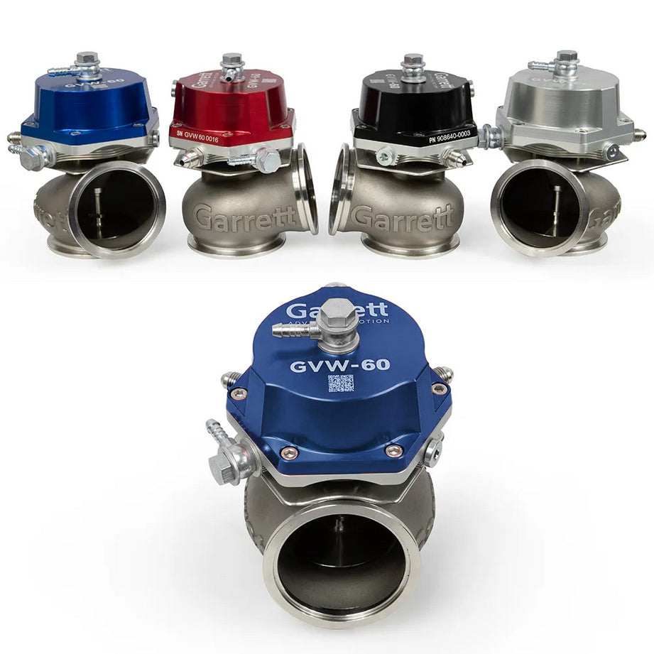 Garrett GVW-60 60mm External Wastegate Kit - Blue