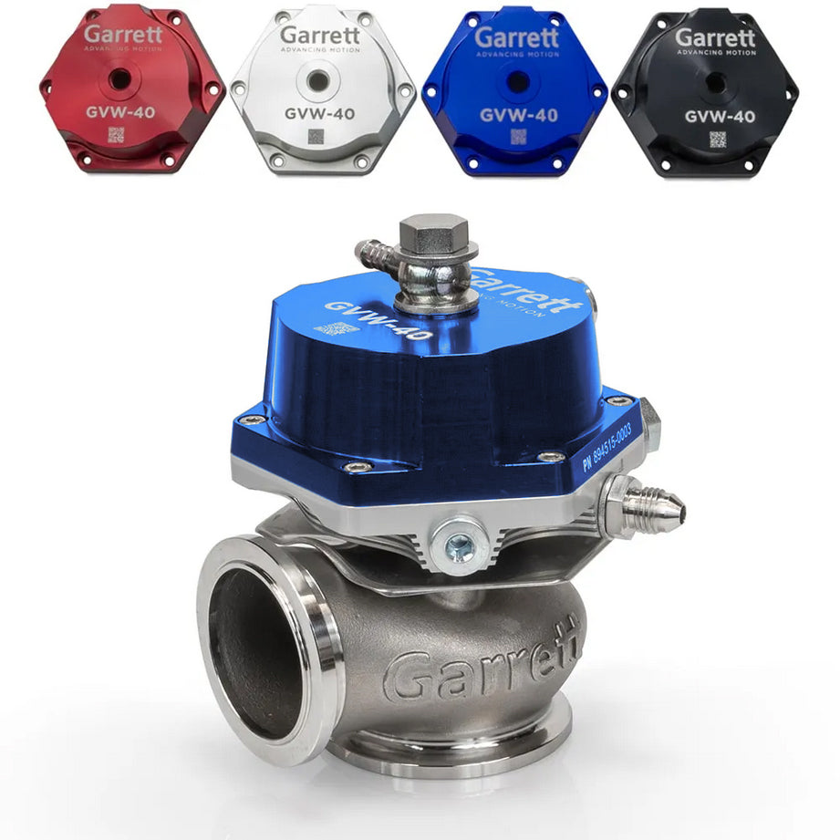 Garrett GVW-40 40mm External Wastegate Kit - Blue