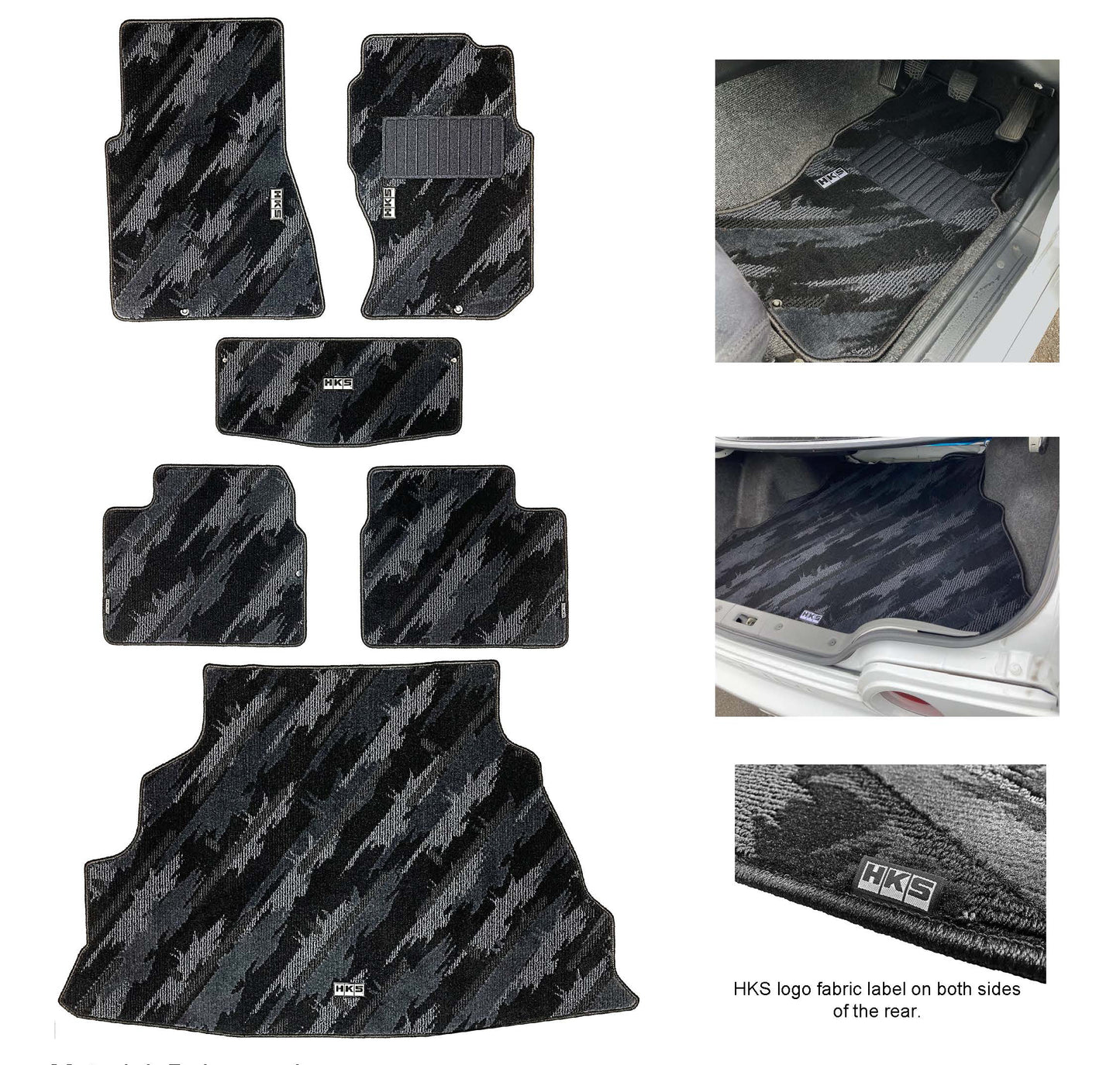 HKS Floor Mats R32 FULL SET OCT RHD