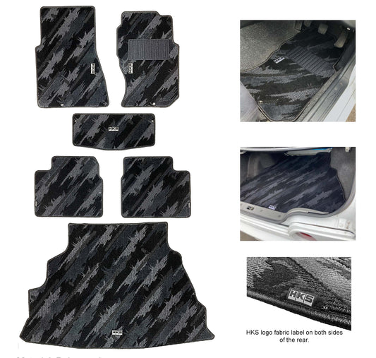 HKS Floor Mats R32 FULL SET OCT RHD