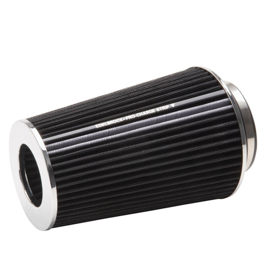 Edelbrock Air Filter - up to 500hp - Pro-Flo Series Conical 10In Tall Black/Chrome
