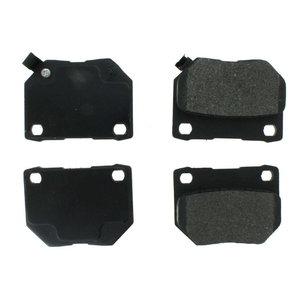 PosiQuiet 89-96 300ZX Z32 Semi-Metallic Brake Pads w/Hardware - Rear