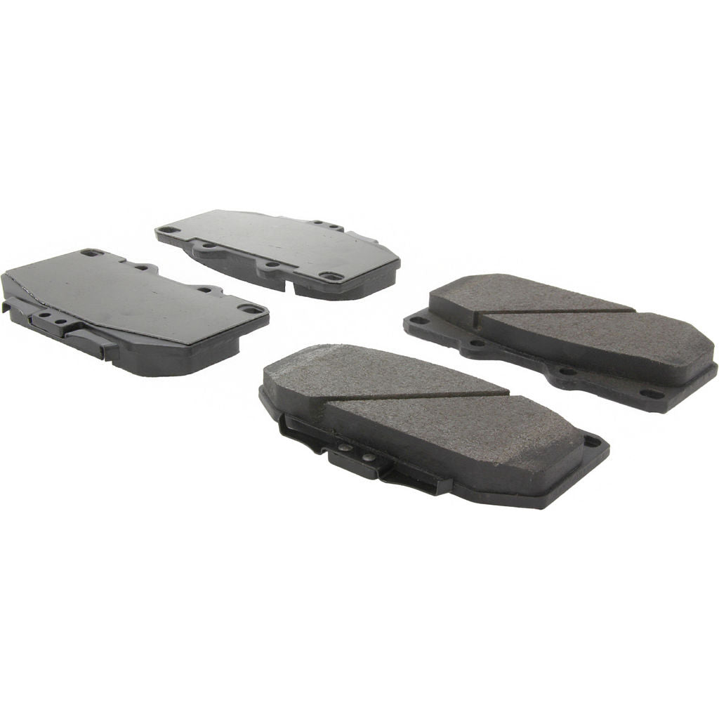 PosiQuiet 89-96 300ZX Z32 Semi-Metallic Brake Pads w/Hardware - Front