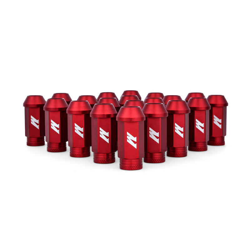 Mishimoto M12x1.25 Aluminum Locking Lug Nuts 20pc - Red