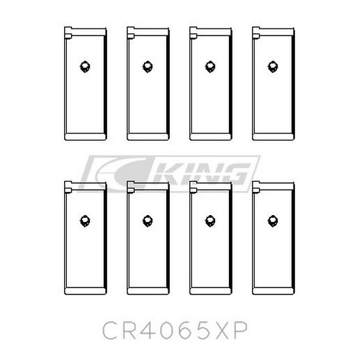 King Nissan KA24DE (Size STDX) Performance Rod Bearing Set