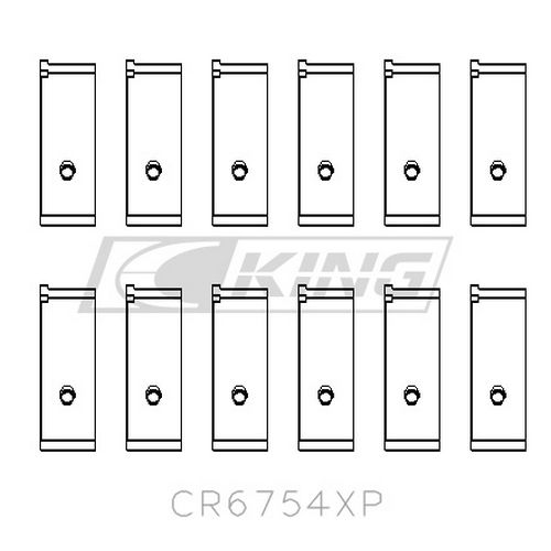 King Engine Bearings 1JZ GTE / 2JZ GE / 2JZ GTE (Size STDX) pMaxKote Performance Rod Bearing Set