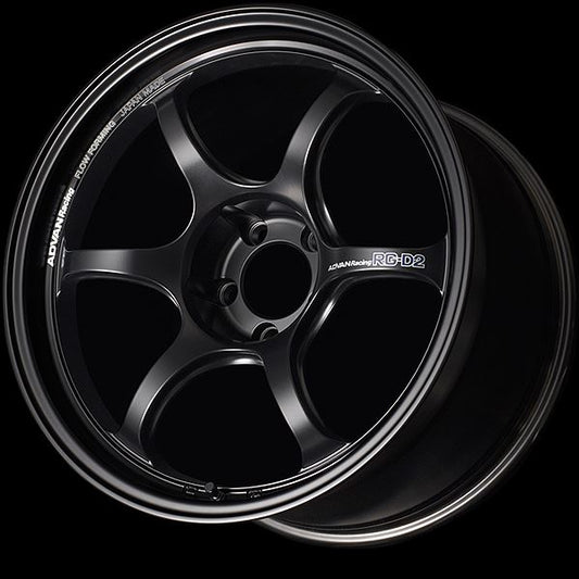 Advan RG-D2 18x9.0 +31 5x114.3 Semi Gloss Black Wheel