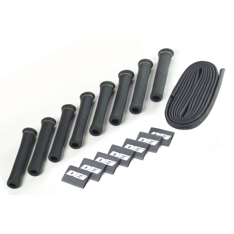 DEI Protect-A-Boot Spark Plug Wire Protector Kit - 8 Cylinder - Black