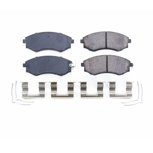 Power Stop 97-98 240SX Z17 Evolution Ceramic Brake Pads w/Hardware - Front