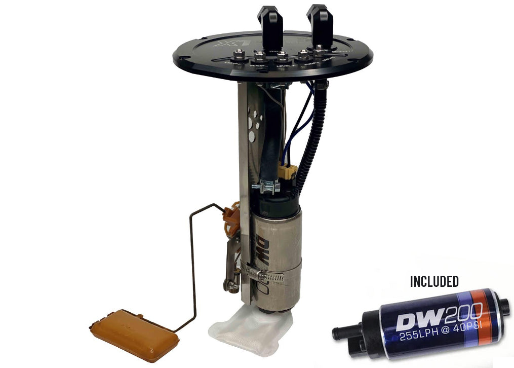 DeatschWerks X1 Fuel Tank Hanger w/ DW200 Pump 240sx S13