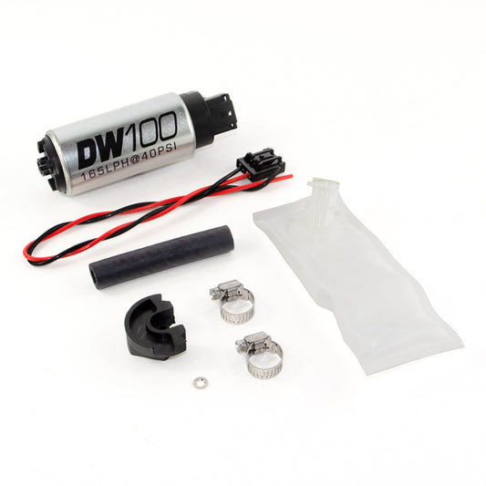 DeatschWerks DW100 165lph In-Tank Fuel Pump w/ Install Kit 240sx S14 / S15