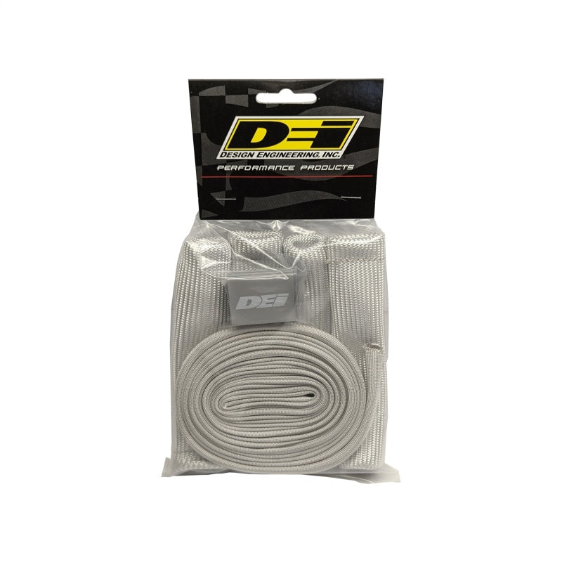 DEI Protect-A-Boot Spark Plug Wire Protector Kit - 4 Cylinder Kit - Silver