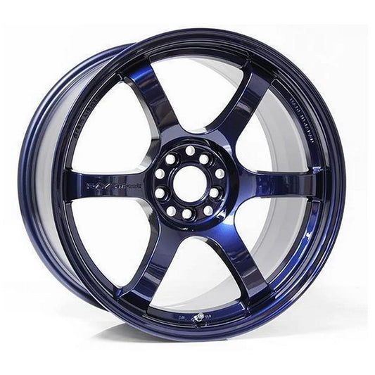 Gram Lights 57DR 17x9 +22 - 5x114.3 - Eternal Blue Pearl Wheel