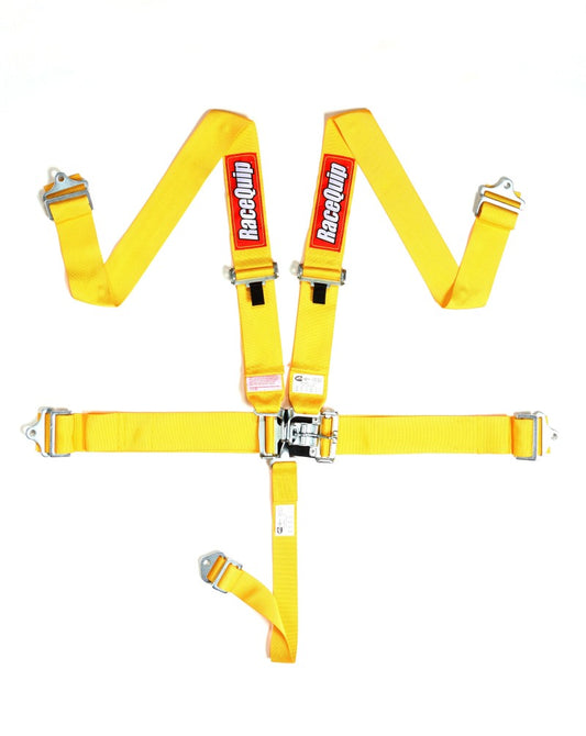 RaceQuip SFI 5pt 3in Harness Seat Belt Latch & Link - Yellow