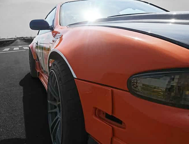 Origin S14 Zenki Front Fenders +75mm Type 4 (Include Finishers) PAIR