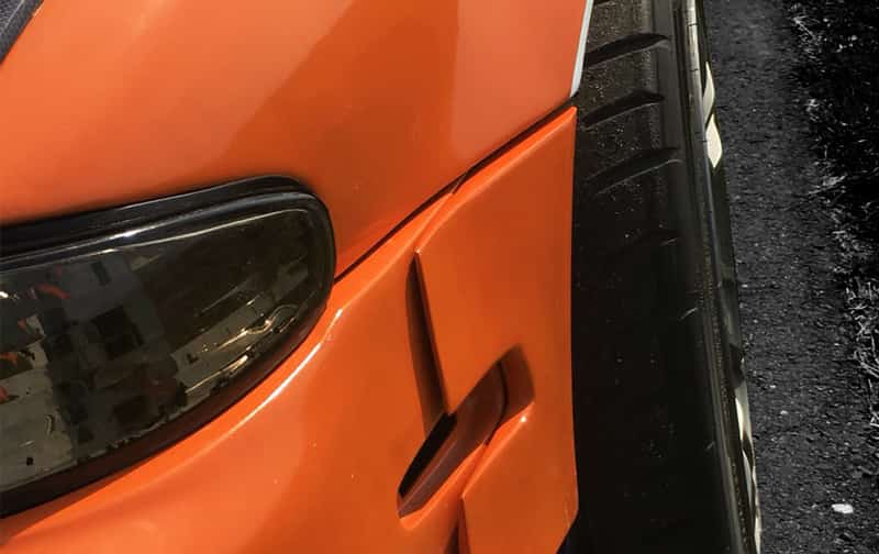Origin S14 Zenki Front Fenders +75mm Type 4 (Include Finishers) PAIR