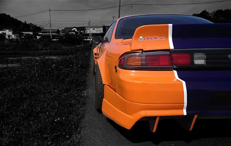 Origin S14 Rear Fenders +75mm Type 4 - PAIR