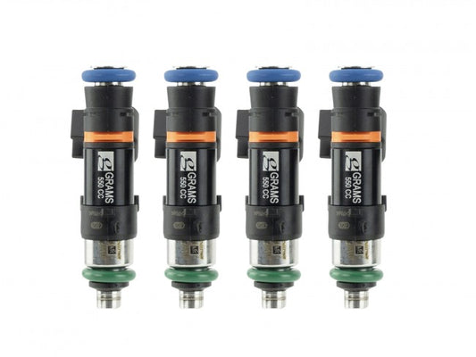 Grams Performance 550cc 240sx S13 S14 S15 SR20DET KA24 Top Feed 14mm Fuel Injectors Kit