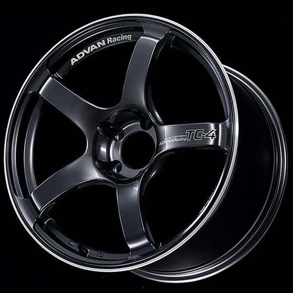 Advan TC4 18x10.5 +15 5x114.3 Racing Gun Metallic & Ring Wheel