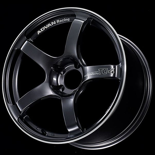 Advan TC4 18x10.5 +15 5x114.3 Racing Gun Metallic & Ring Wheel