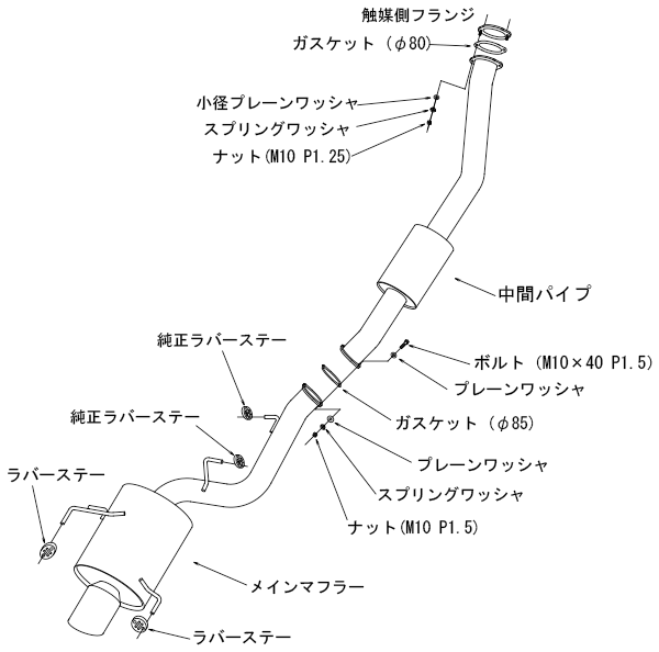 HKS Super Turbo Exhaust Muffler Titanium Edition - GTR R34 RB26DETT