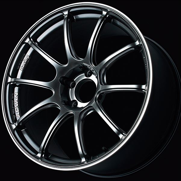 Advan RZII 18x9.5 +35 5x114.3 Racing Hyper Black Wheel