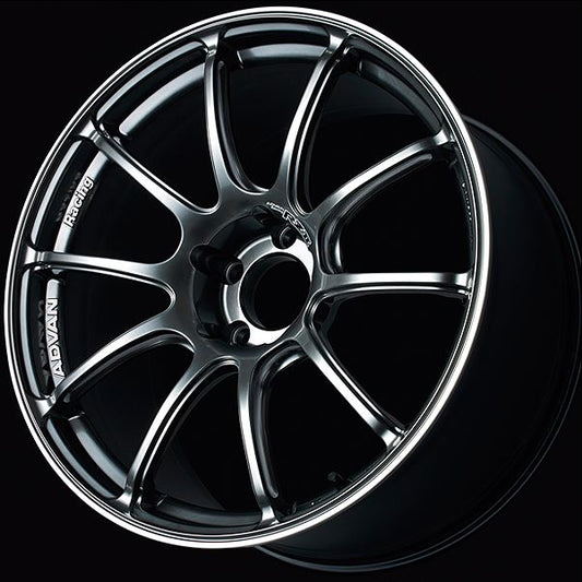 Advan RZII 18x9.5 +35 5x114.3 Racing Hyper Black Wheel