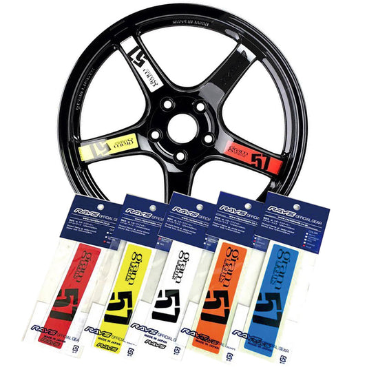 Gram Lights 57DR/57CR Spoke Sticker Decal - Blue (2 PCS)