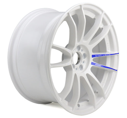 Gram Lights 57XTREME Spec-D 18x10.5 +22 - 5x114.3 - White Wheel